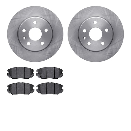 6502-45100, Rotors With 5000 Advanced Brake Pads
